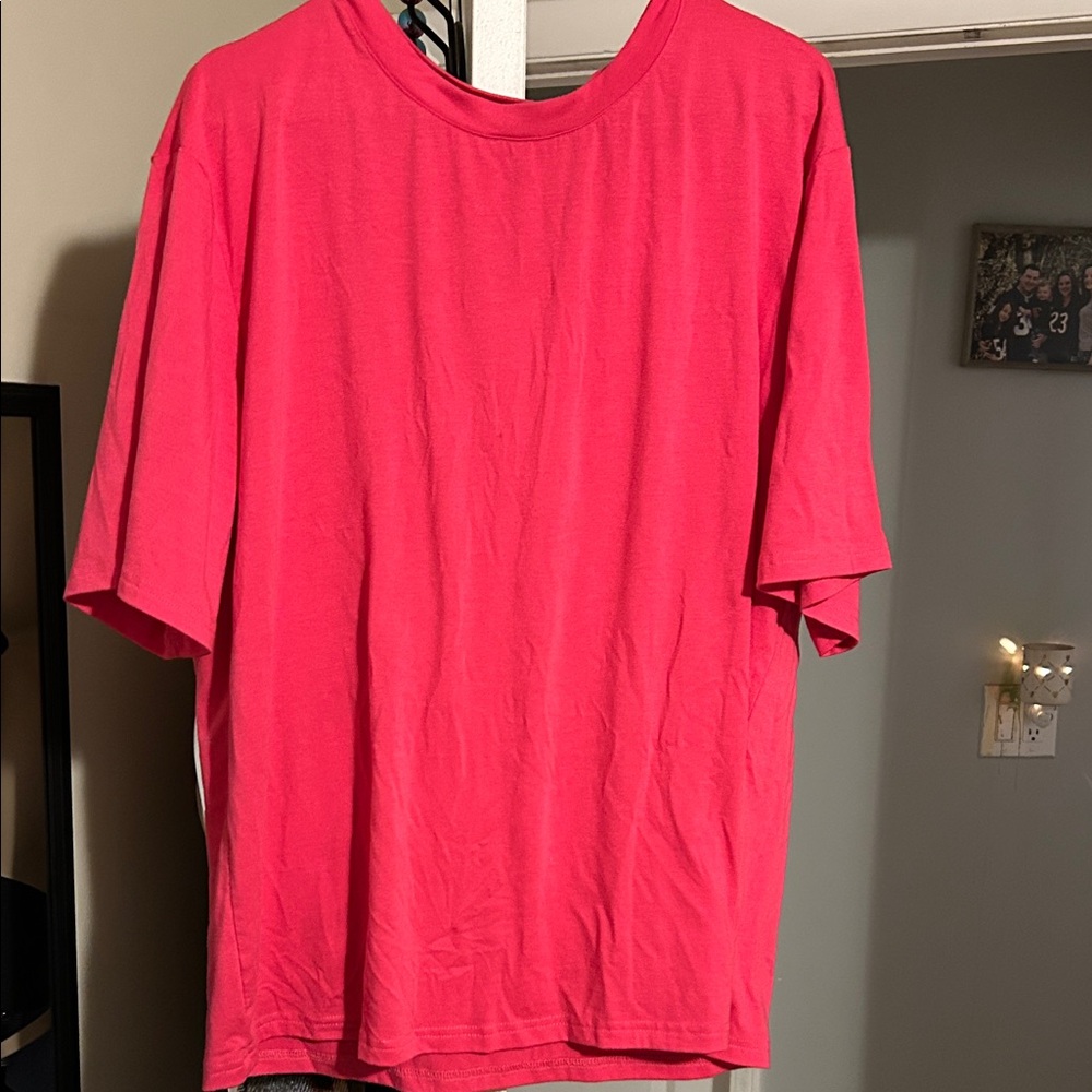 Vibrant Red Men's Short Sleeve Tee